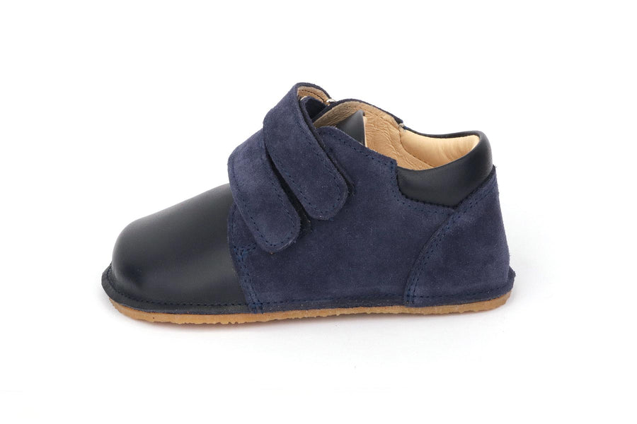Obex Frizo stivaletti bambini in pelle antiscivolo – Blu scuro