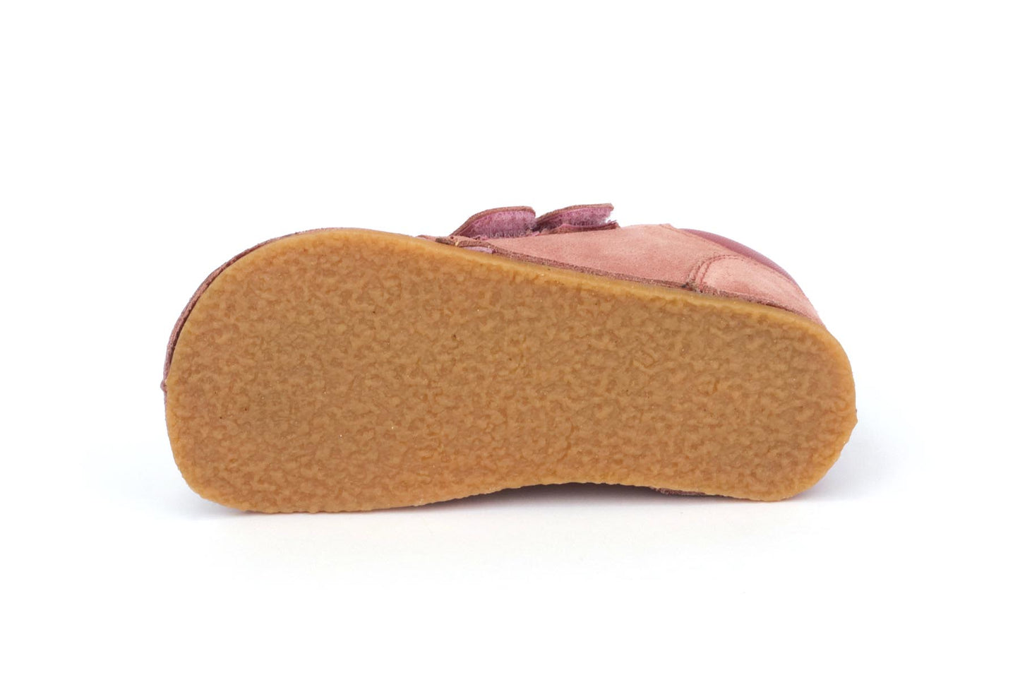 Skórzane Trzewiki Dziecięce Barefoot – OBEX Frizo Malinowy