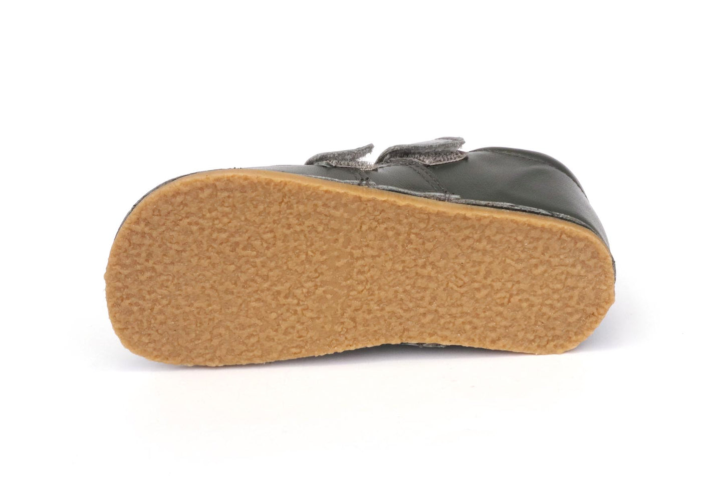 Skórzane Buty Dziecięce Barefoot – OBEX Loko Butelkowa Zieleń