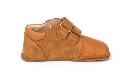 Skórzane Trzewiki Dziecięce Barefoot – OBEX Frizo Rudy