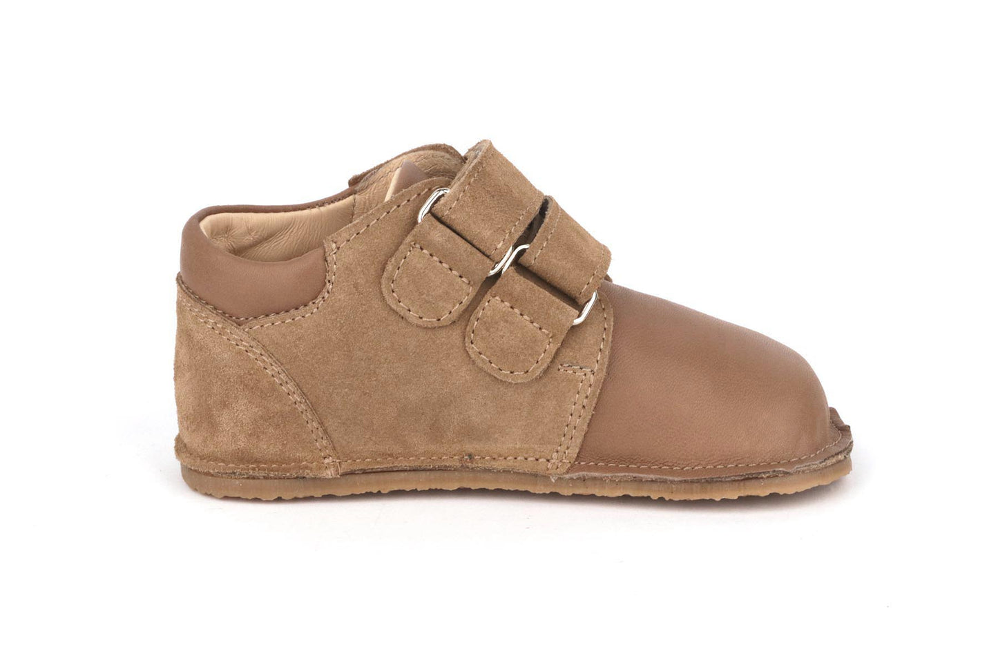 Skórzane Trzewiki Dziecięce Barefoot – OBEX Frizo Latte
